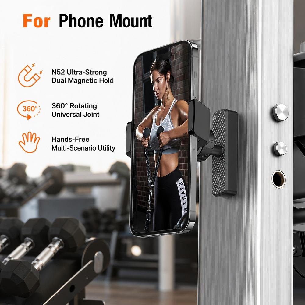 Phone Holder - Soporte magnético para teléfono para gimnasio