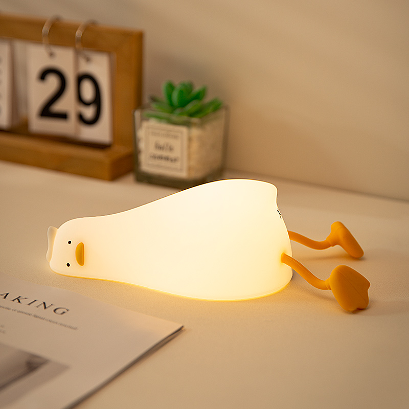 Phone Holder - Lámpara Nocturna de Silicona con Forma