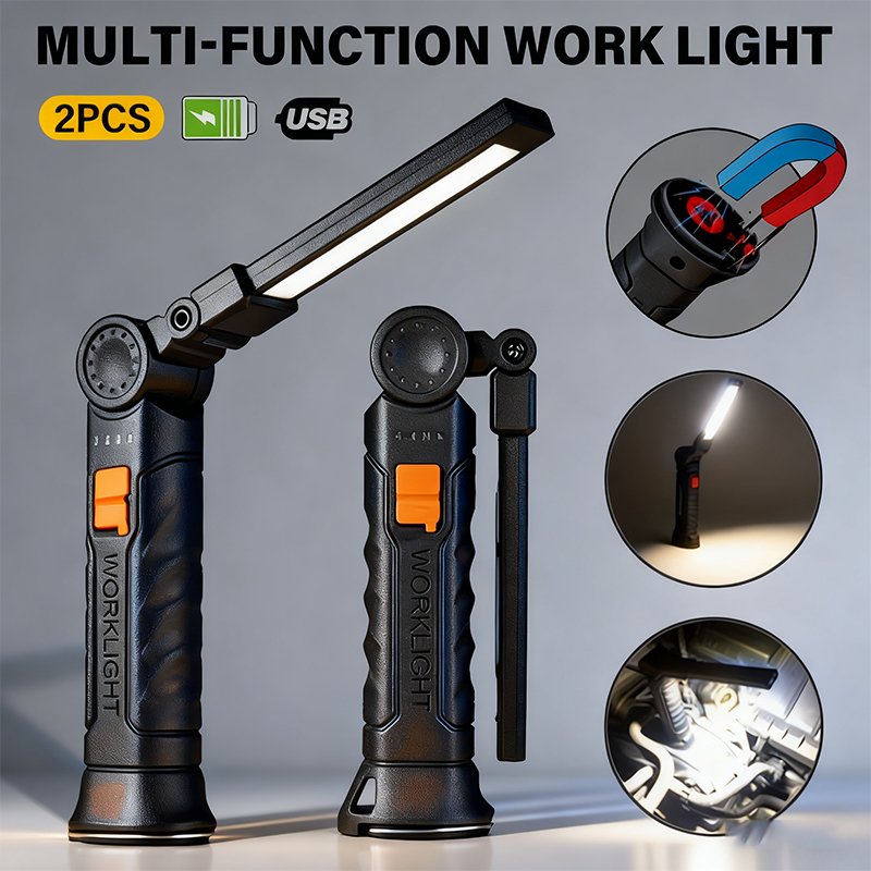 Linterna LED COB portátil, luz - Power Bank reseña y precio