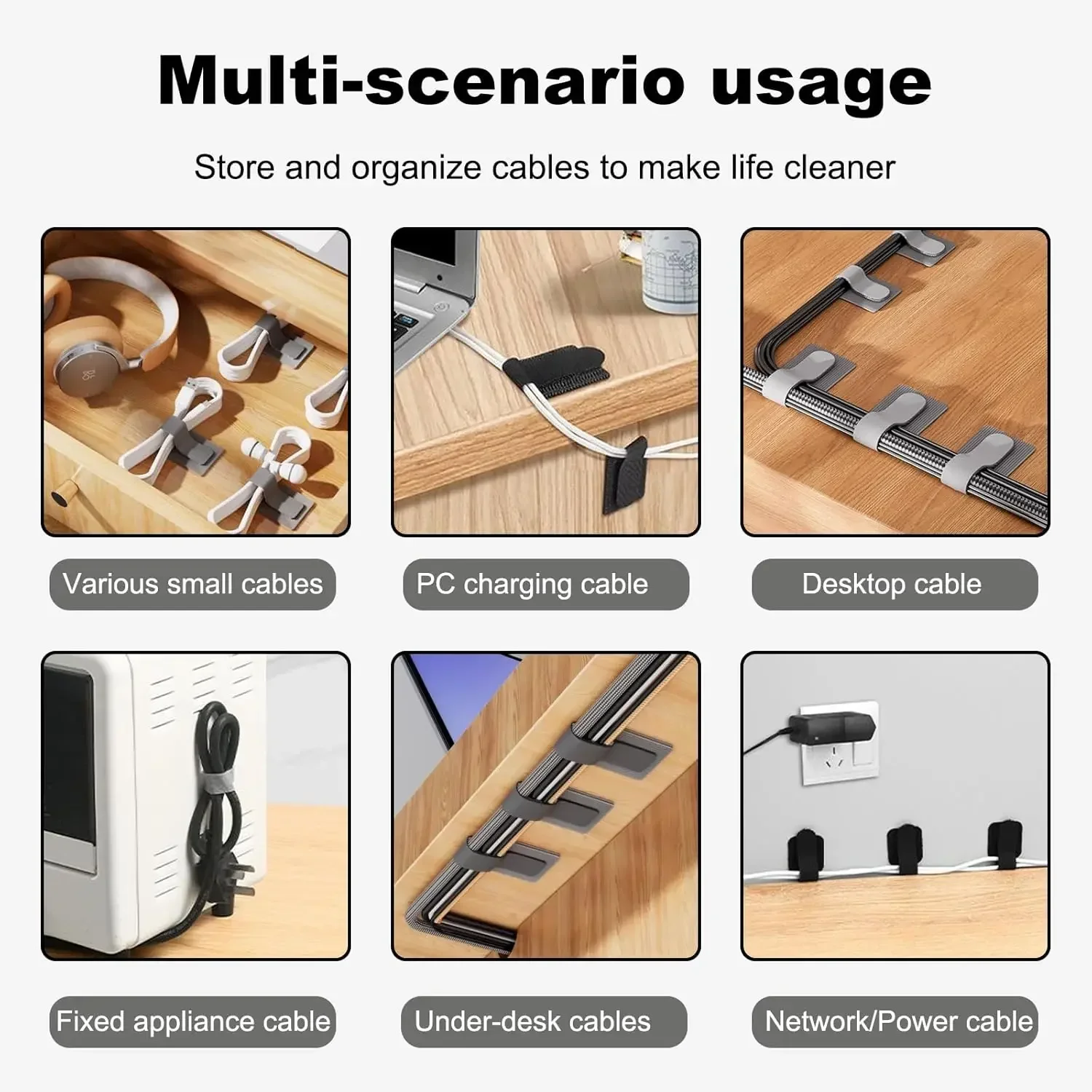 Nuevas bridas de cable reutili - Cable Organizer reseña y precio