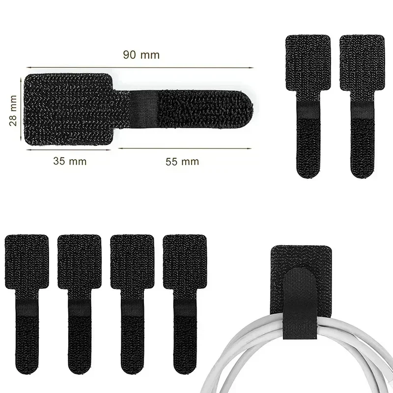 Nuevas bridas de cable reutili - Cable Organizer reseña y precio